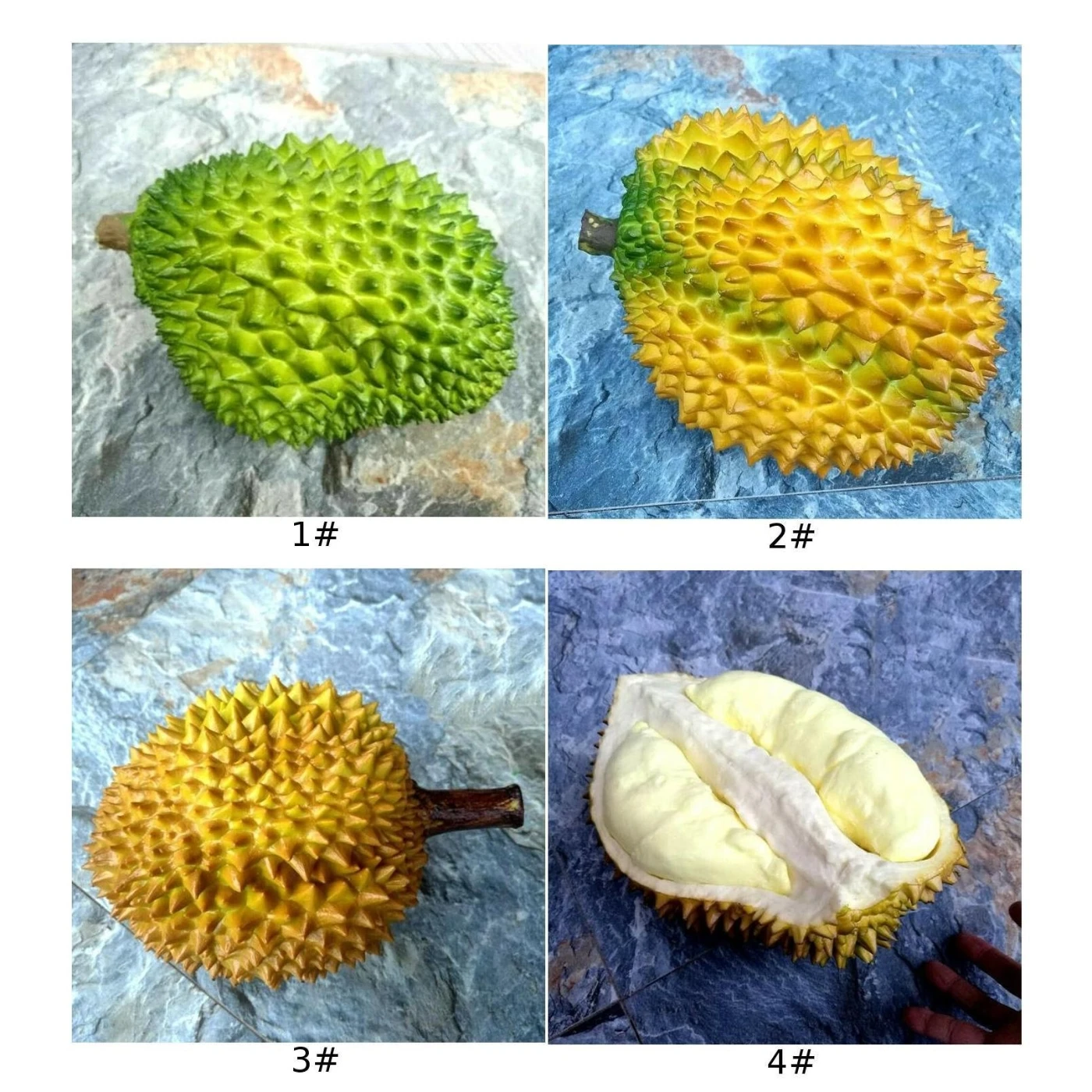 Имитация Durian искусственные фрукты ручной работы реалистичные DIY кухонное украшение для дома поддельные фрукты модель плесень фото реквизит