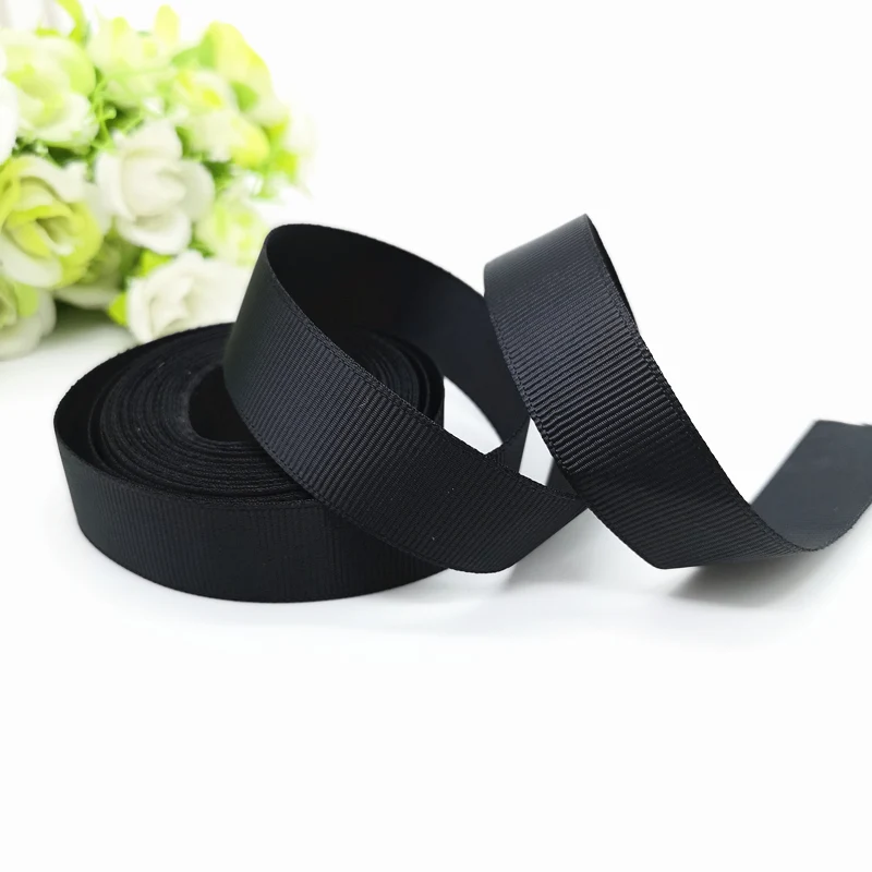 Ribbon Decoration Ribbon Supplies Wrapping Ribbon Grosgrain Ribbon Sewing Ribbon Christmas Ribbon 5 yards 6mm-50mm Grosgrain Ribbon for Gift Wrapping Hair Bows DIY Wedding Party Christmas Decoration
