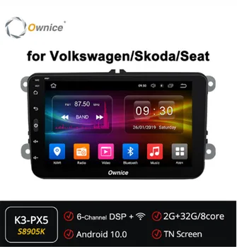 

Ownice Android 10.0 Car Radio GPS forVolkswagen Passat CC Golf 5 Golf 6 EOS sharan Tiguan Auto Audio Head Unit System SPDIF HDM