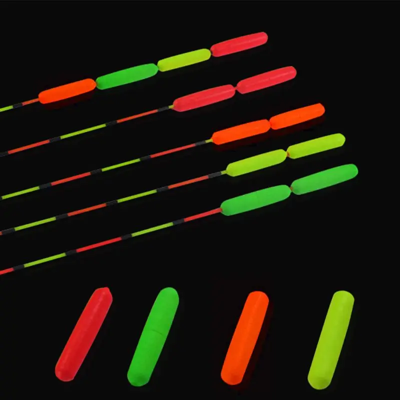 

10Pcs Fishing Float Bobber Floating Foam Oval Indicator Fish Accessories Tackles Smart Fishing Float Bite Alarm