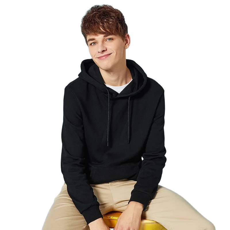 SEMIR Thermal Hooded Sweatshirt for Men Pullover Hoodie Sport Sweatshirt with Kangaroo Pocket and Drawsring Hood for Autumn SEMIR Thermal Hooded Sweatshirt for Men Pullover Hoodie Sport Sweatshirt with Kangaroo Pocket and Drawsring Hood for Autumn
