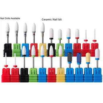 

Nail Milling Cutter Ceramic Nail Drill Bit Electric for Manicure Drill Bits Machine Accessory Pedicure Remove Nail Polish