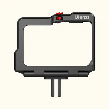 

Ulanzi for Insta360 One R Metal Vlog Cage Case Extend Cold Shoe for LED Light Microphone