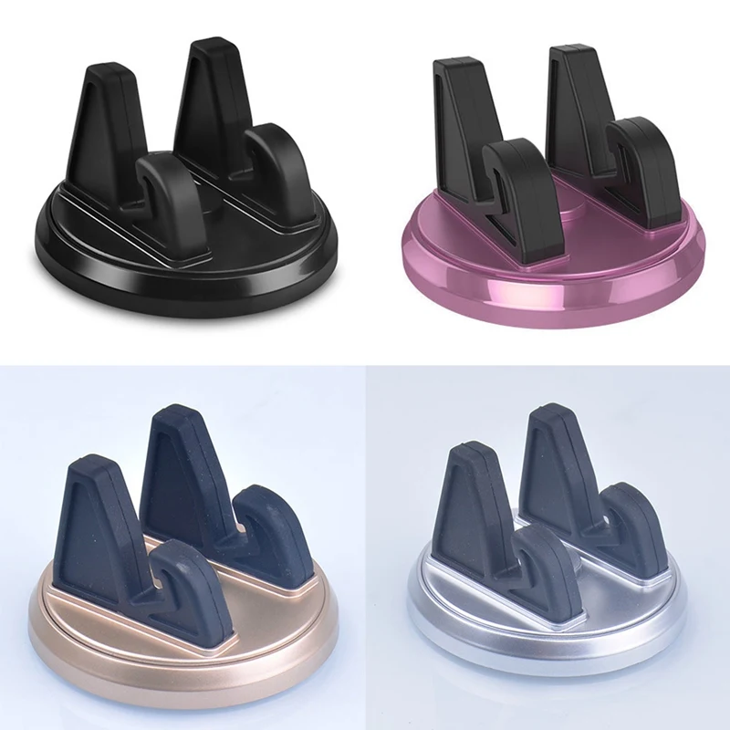 

Anti-slip Silicone Car Mount For Mobile Phone Navigation Sticker GPS Car Phone Holder Silicone 360 Rotation Dashboard Stand