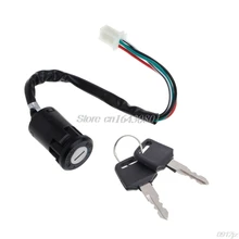 Universal Motorcycle Ignition Switch Key Lock For Kawasaki Suzuki Yamaha For Honda GY6 ATV LS'D Scooter Dirt Bike