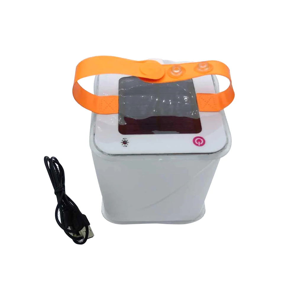 

Foldable Camping Portable Multifunctional Waterproof Emergency Solar Powered Hiking USB Rechargeable Outdoor Inflatable Lantern
