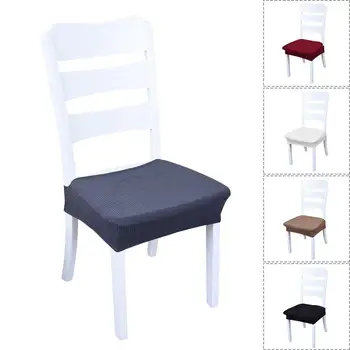 

5 Color Modern Simple Style Chair Covers Removable Waterproof Stretch Slipcovers Kitchen Short Chair Cover Beauty Home Decor