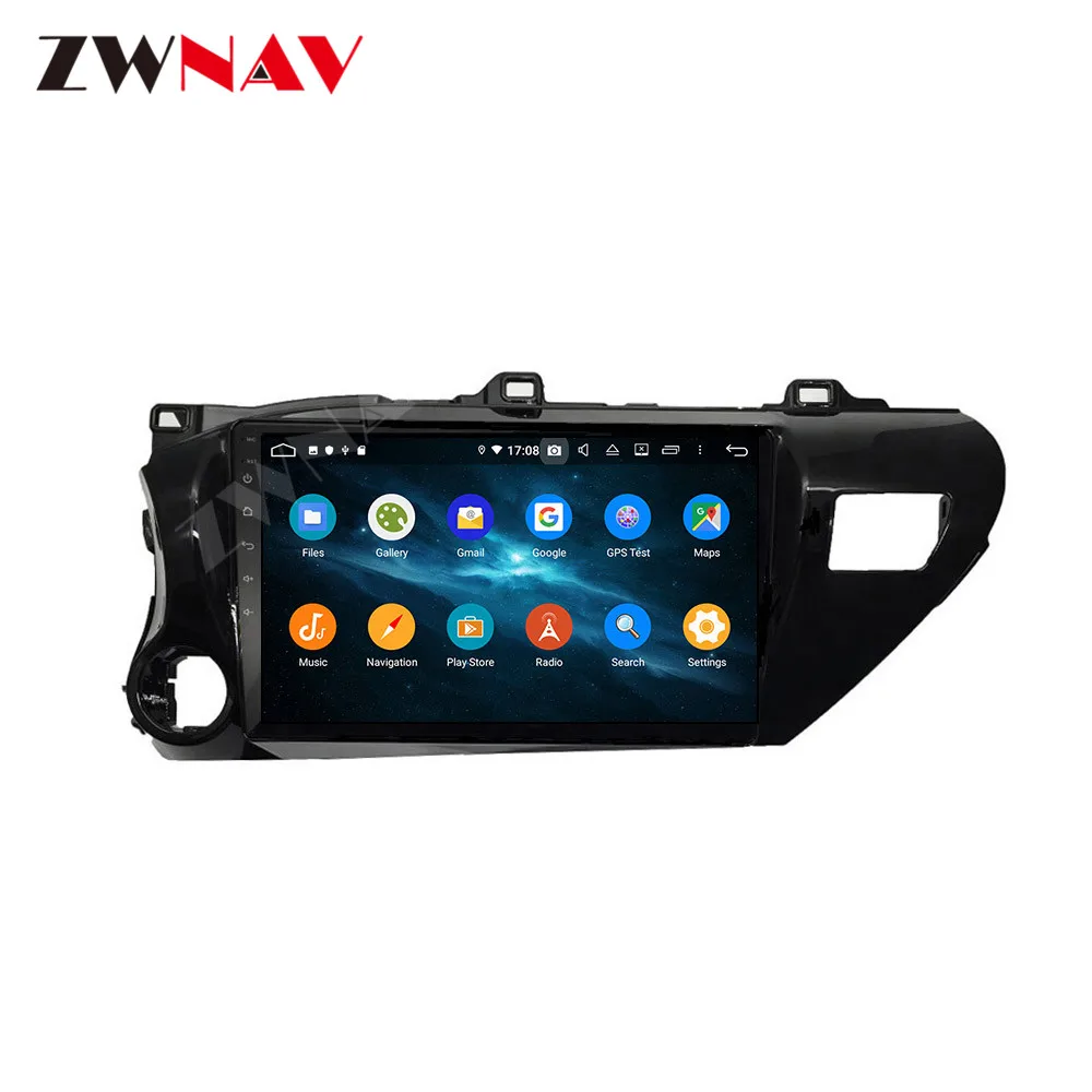 For Toyota Hilux Pick Up AN120 2015 -2020 Android IPS Screen PX6 DSP Car No DVD GPS Multimedia Player Head Unit Radio Navi Audio