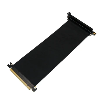 

PCI Express 3.0 High Speed 16X Flexible Cable Extension Adapter Riser Card PC Ie Card Cable 25cm-90 Degree