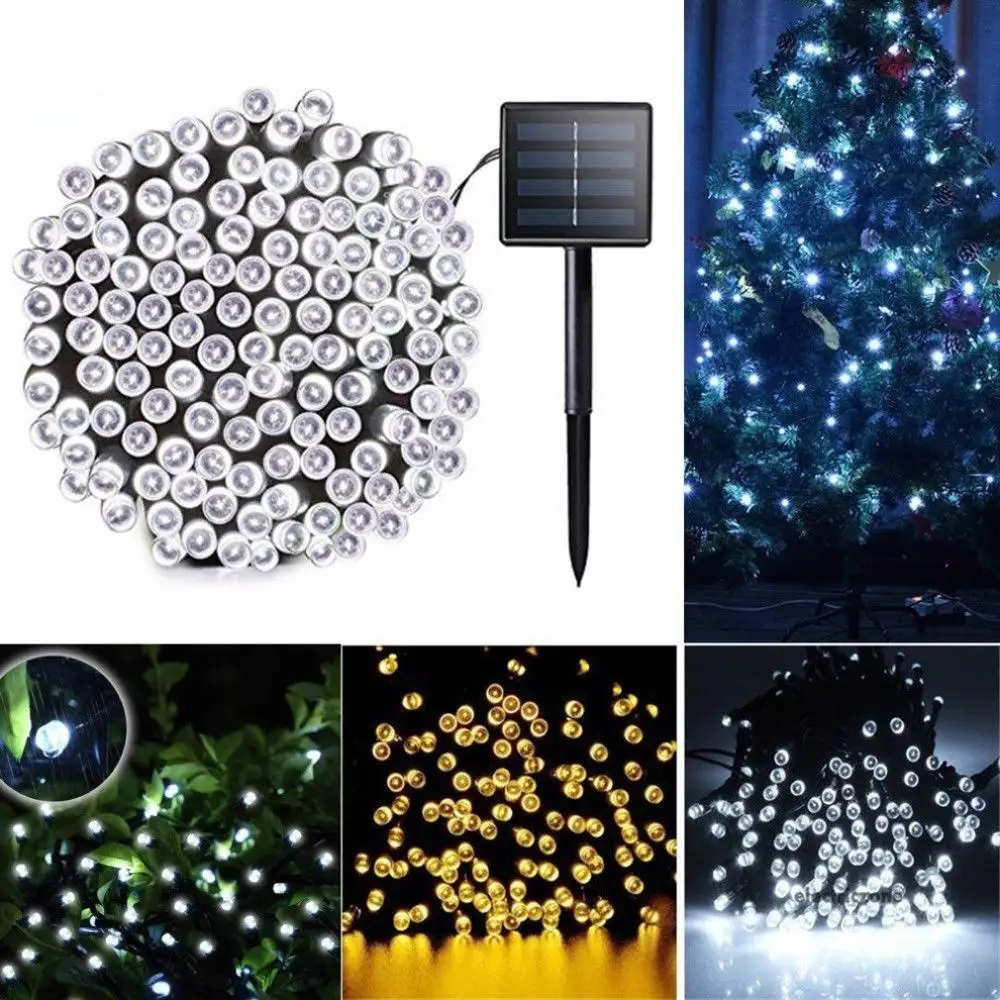 100Led пузырь шар Открытый водонепроницаемый солнечный светильник струнный шар светильник s Рождественский светильник s садовый светильник s