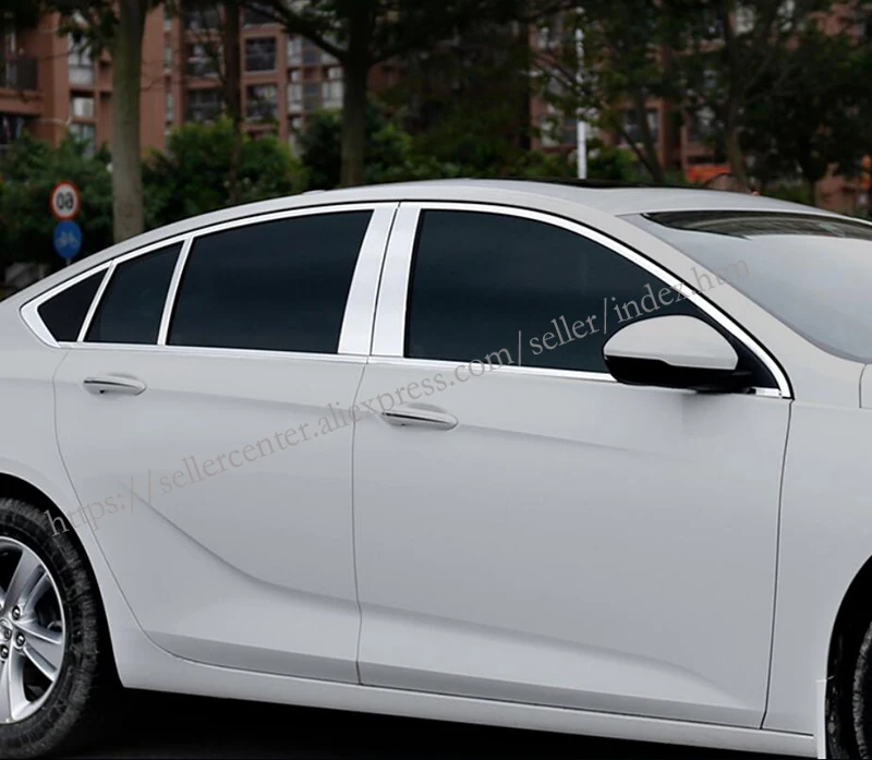 8 шт. для Buick Regal- нержавеющая сталь окна столб пост крышка отделка молдинг украшения автомобиля стиль