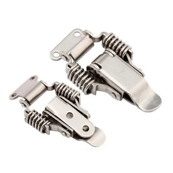

2Pcs Cabinet Boxes Spring Loaded Suitcase Toggle Latch Hasp Hardware for Home Toolbox Box