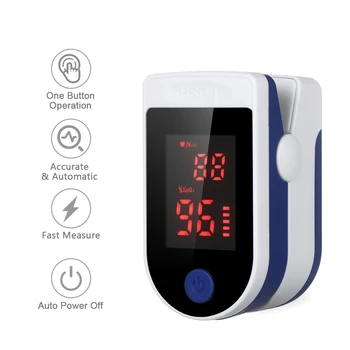 

Portable Blood Oxygen Monitor Finger Pulse Oximeter Oxygen Saturation Monitor Fast Shipping within 24hours (without Battery)