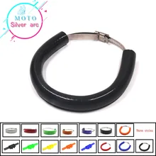Protector para escape de motocicleta, accesorio silenciador para motocicleta, redondo, cubre 3 estilos, ideal para ktm exc-f, exc, sx-f, 450, 350, 530, 525, 500