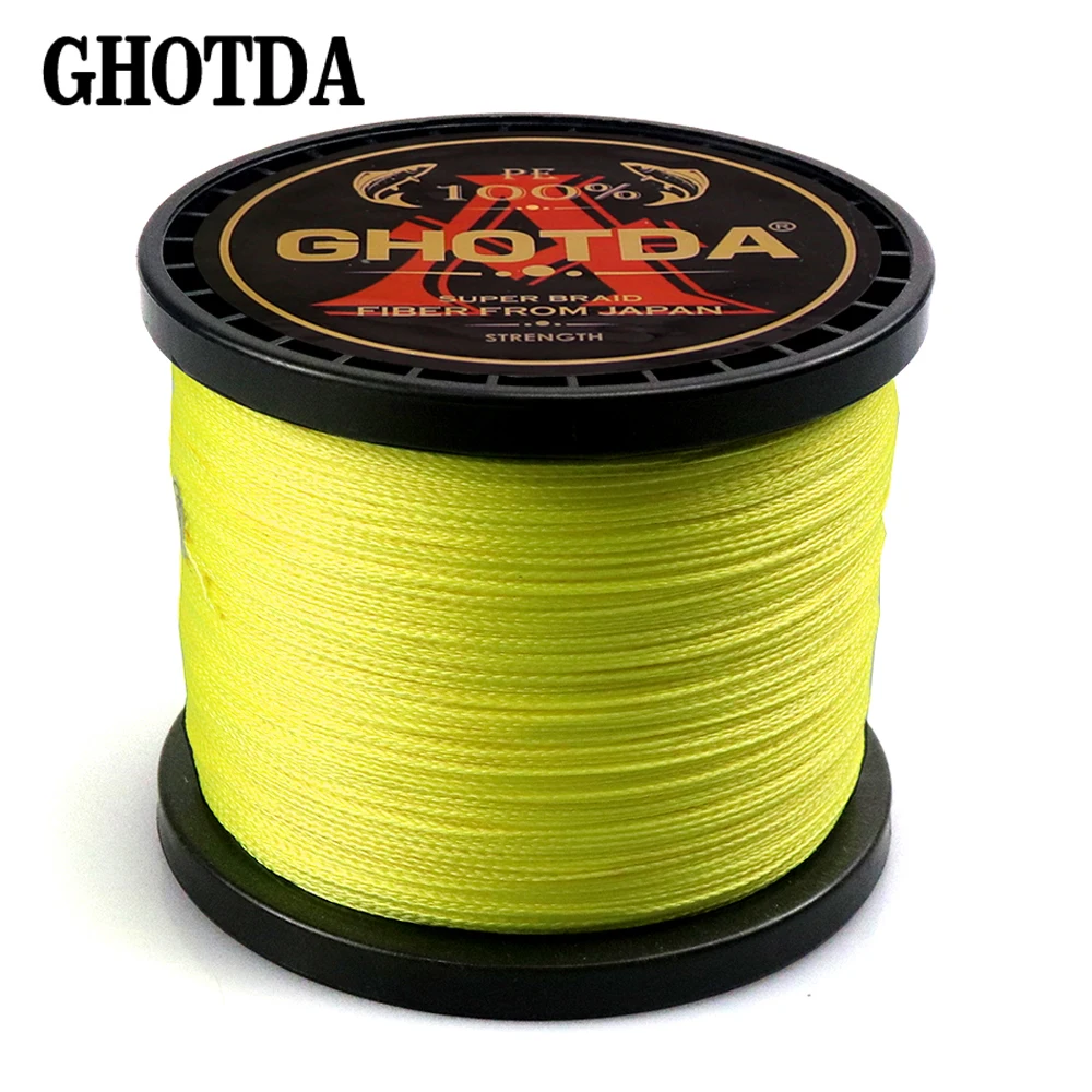 

Плетеная рыболовная леска GHOTDA, 4 нити, 1000 м