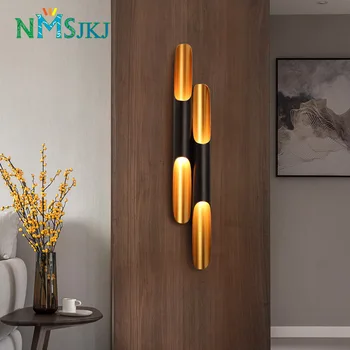 

Aluminum Pipe Wing 2 Wall Mounted Lamp Minimalist Creative Personality For Living Room Corridor Hotel Bedroom