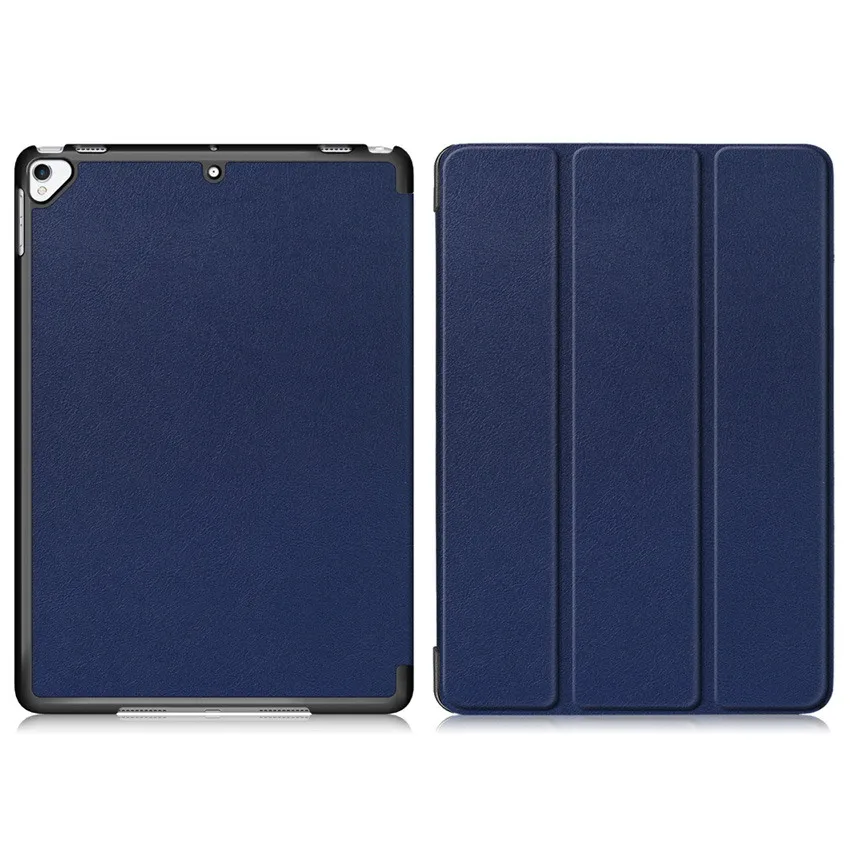Dark Blue Тонкий чехол Funda для iPad 10,2 PU кожаный Смарт Магнитный чехол с принтом для iPad 7-го поколения 10,2" - Цвет: Dark Blue