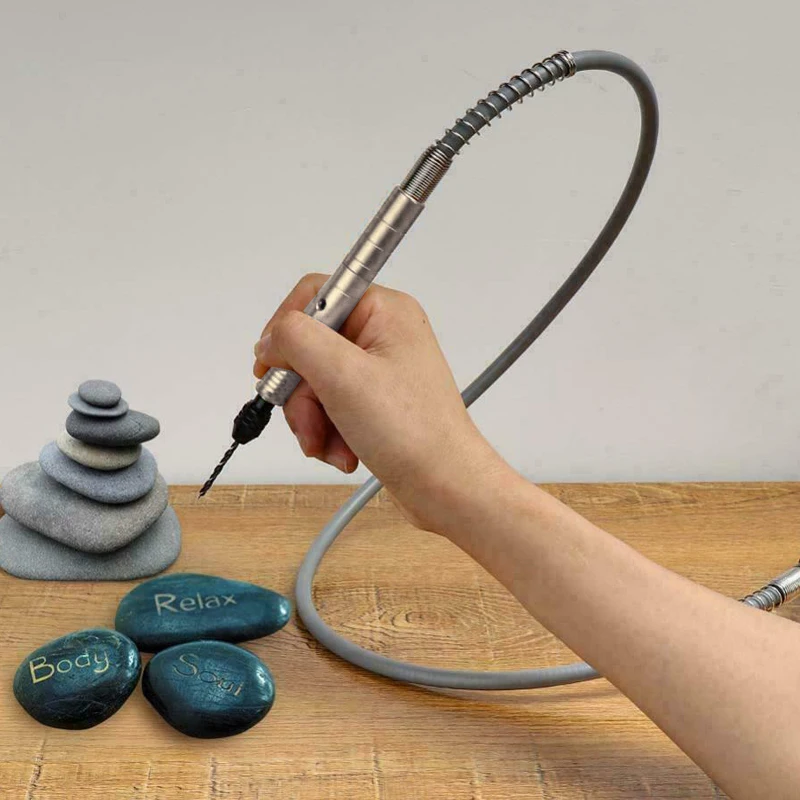 Argento 3.175Mm Flessibile Adattatore Per Albero Flessibile Attacco Trapano Elettrico Adatto Per Motori Forabaya Smerigliatrice Sr Srm Srb Tx Txm Txb 