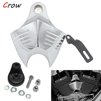 

High Quality Chrome Motorcycle Bike V-shield Horn Cover for For Harley Dyna Softail Sportster Electra Road King Tour Glide