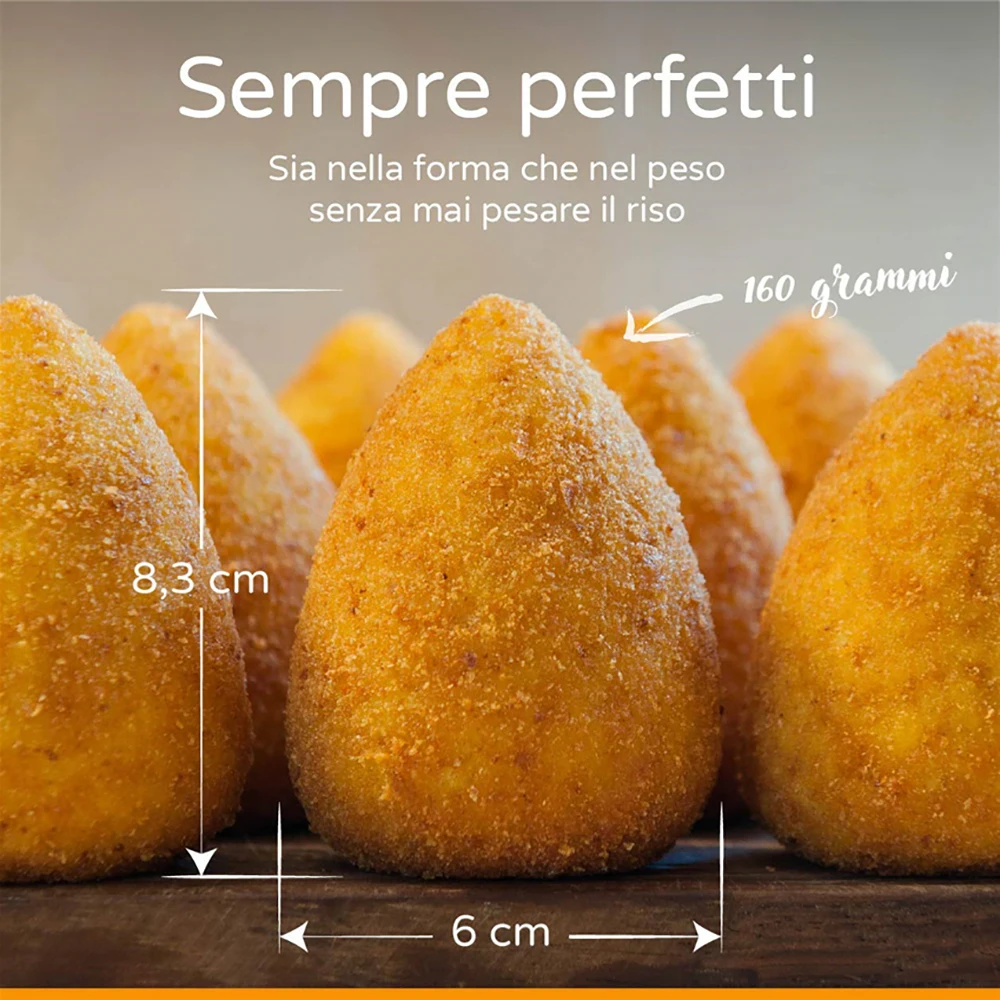 Arancini производитель пресс-формы, 160 грамм, рисовый шар производитель пресс-формы, самодельный фаршированный мясной шариковый производитель, точечная/круглая форма