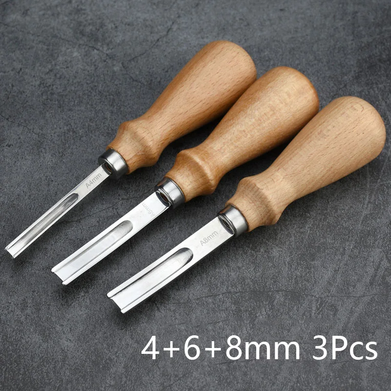 Wood 4-8mm 3Pcs