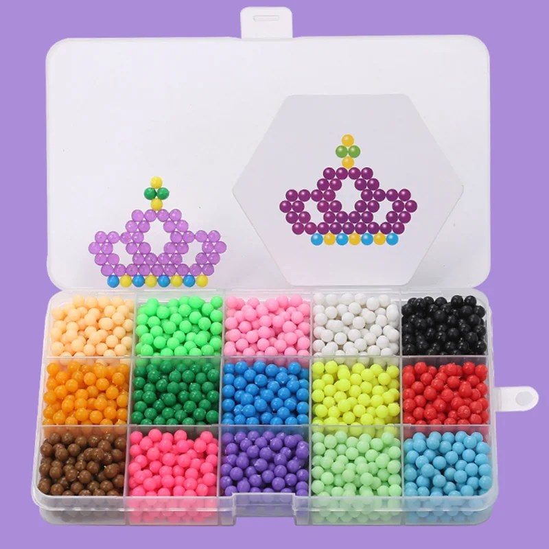 Diy игрушки для детей волшебные водяные бусины для детей для создания браслета своими руками Набор ручного изготовления 3D головоломка образовательные игрушки для подарок для мальчика девочки