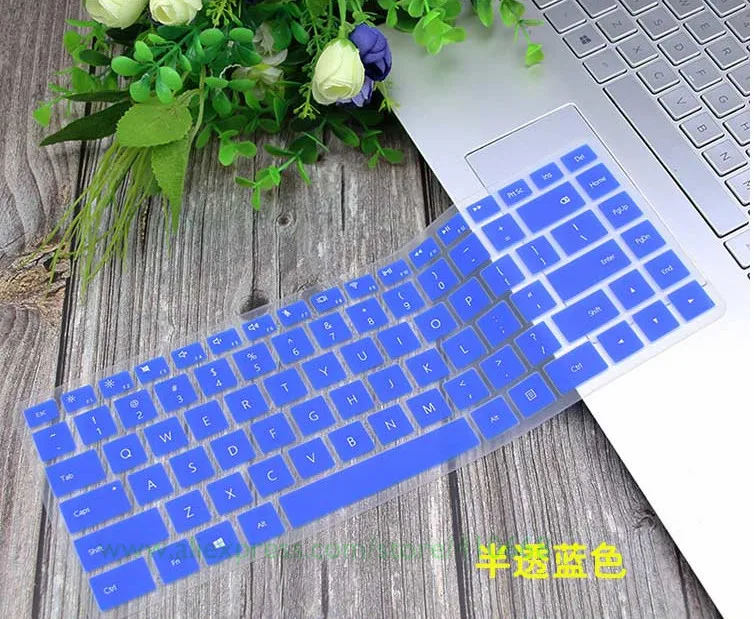 Для huawei Matebook D 15,6 ''силиконовый чехол Обложка клавиатуры для ноутбука Защитная крышка Тетрадь модель PL-W29 PL-W09 PL-W19 15 дюймов - Цвет: Blue