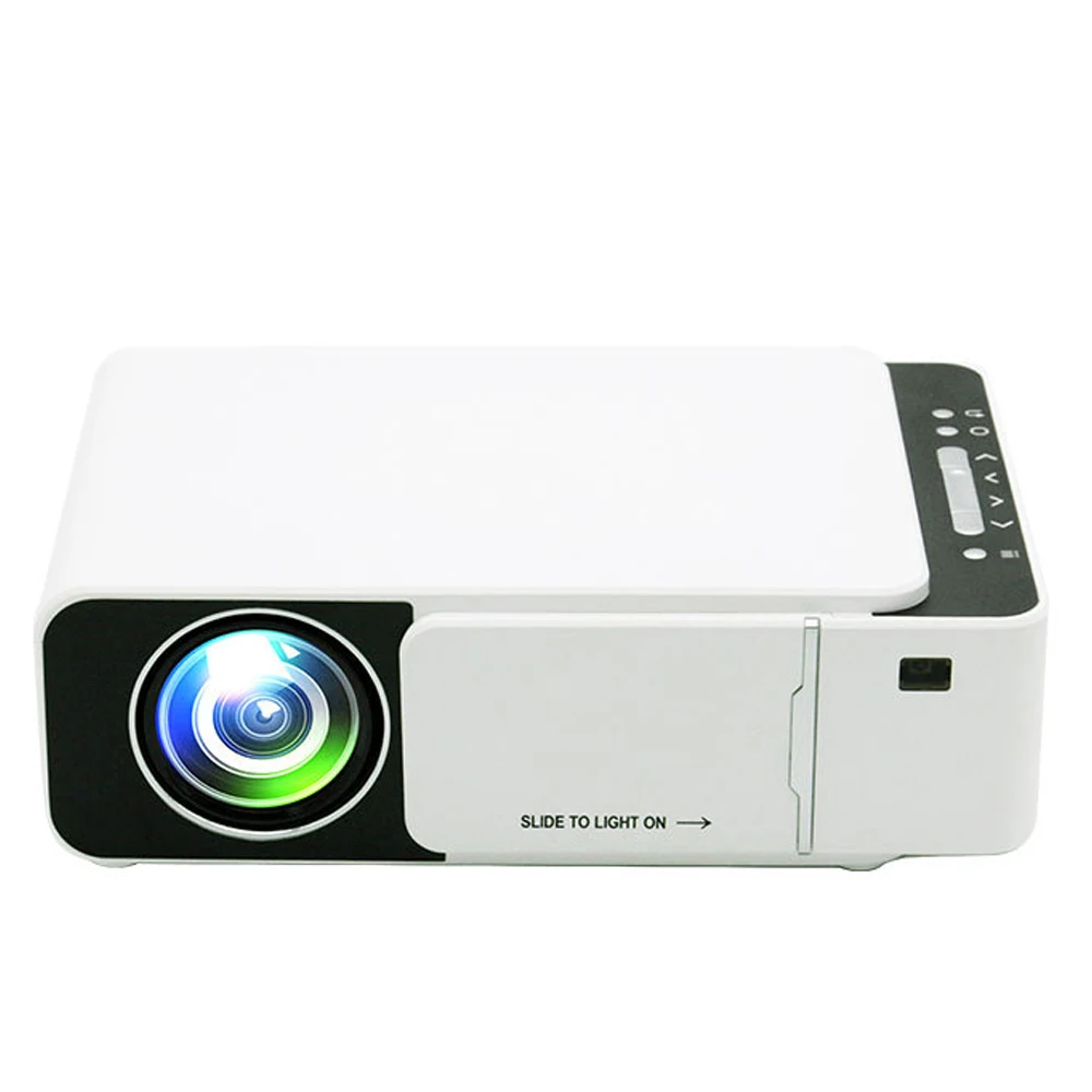 

T5 LED Projector 800*480 Native Resolution 1080 HD Portable Video Projector WIFI Reay USB HDMI SD Audio Beamer for Home Cinema
