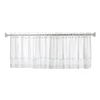 CITYINCITY Half Curtain for kitchen Transparent Sheer Tulle Short door Curtain for barHome Decor  Customized 5