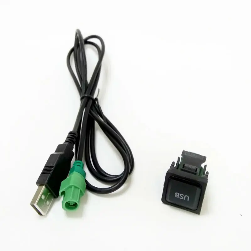Biurlink USB кнопка переключения USB кабель адаптер для Volkswagen CD плеер радио