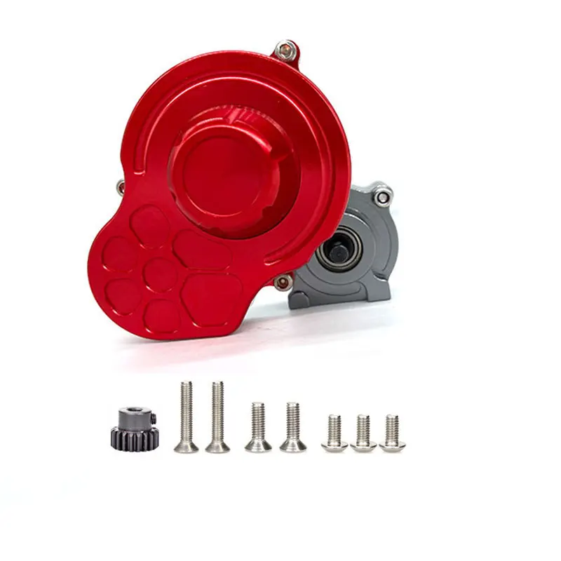 Metal Gearbox Transmission Box Scx10 Aluminum Alloy Gear Box Metal