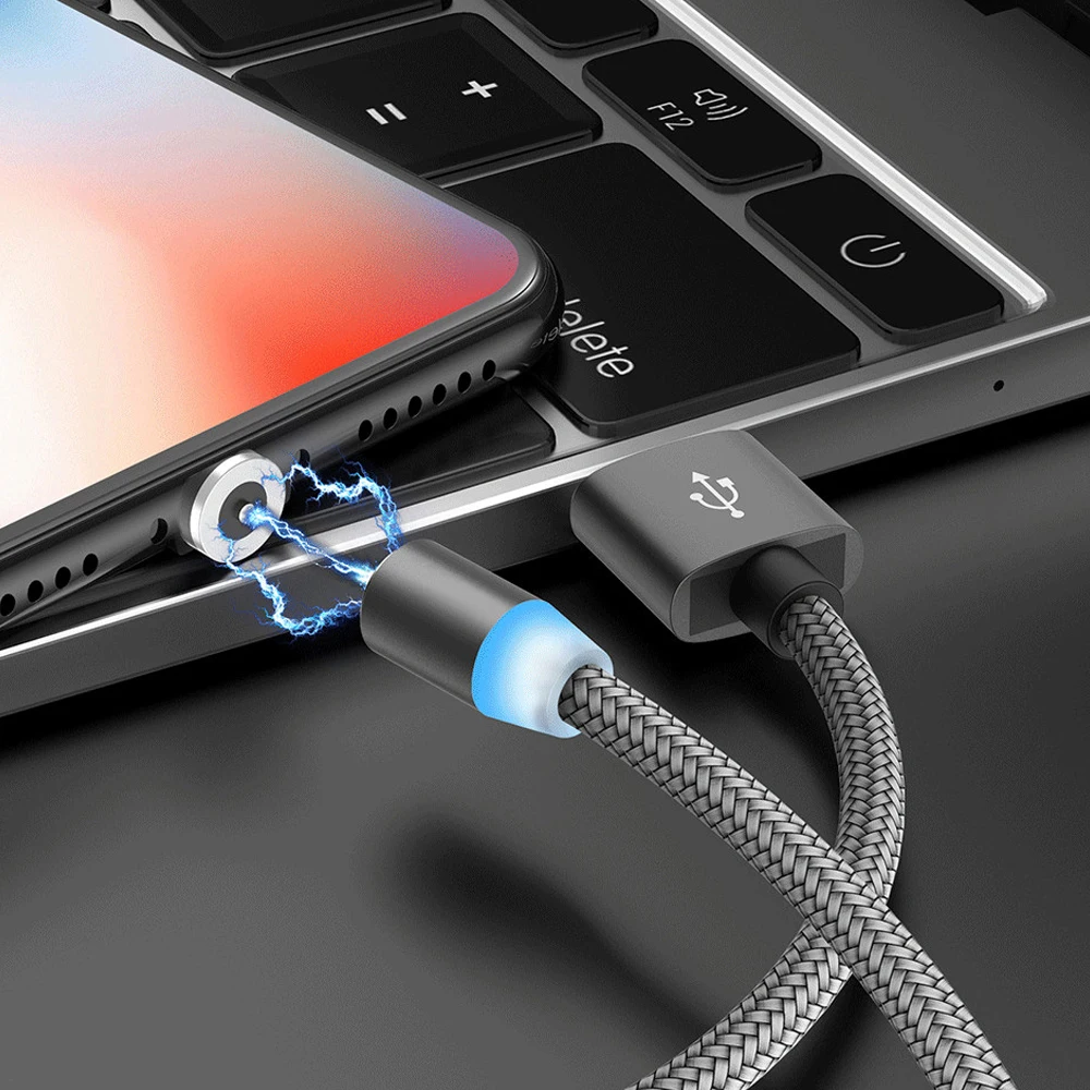Магнитный кабель USB 360 Degreen Micro Usb быстрая зарядка для samsung S7 Edge S6 Note 5 Xiaomi Android магнитное зарядное устройство Microusb