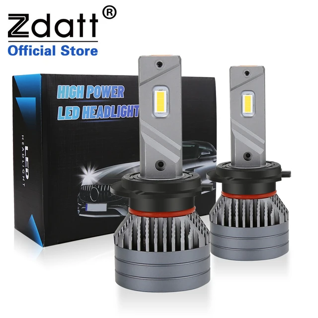 Zdatt h7 led homologadas bombilla de faro Led para coche, lámpara potente  H7, H4, Canbus, H8, H11, H1, HB3, 9005, HB4, 9006, 9012, Hir2, 6000K, 140W,  60000LM, 12V - AliExpress