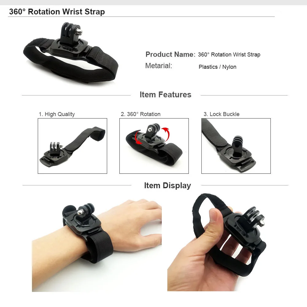 sjcam sj8 pro - wrist strap