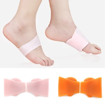 

Arch Support Insoles Run-up Pad Silica gel Inserts flatfoot Correction Invisible Cushioned shoes Insoles Granules Foot care tool