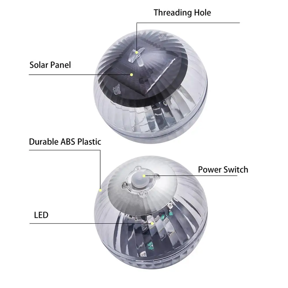 Садовый светодиодный фонарь на солнечной батарее плавасветильник светильник
