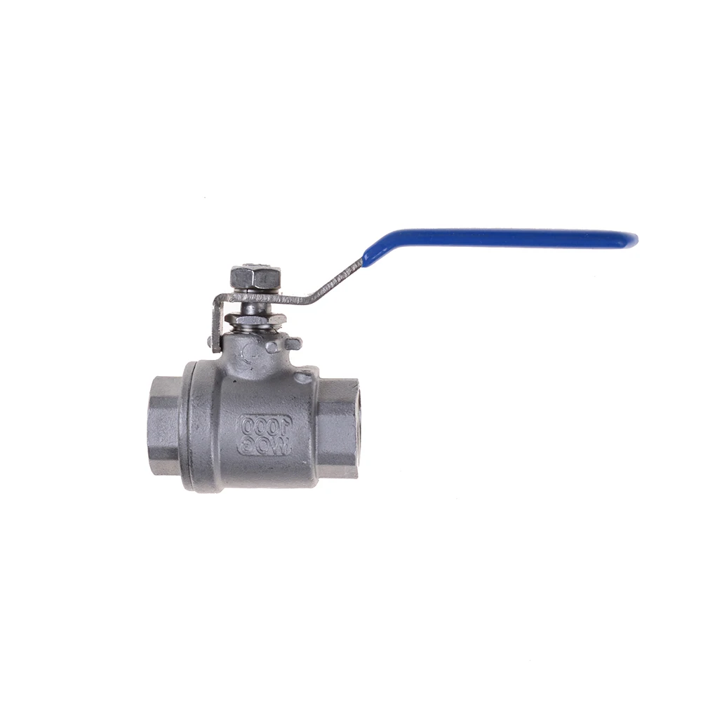 1/" Hembra NPT ss 316 Acero Inoxidable Válvula De Bola De Puerto Completo WOG1000 Mango de Vinilo