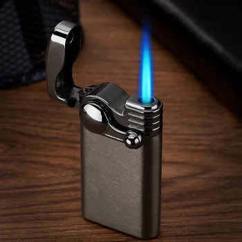 

2020 new Metal Lighters Personality Creative Men's Windproof Gas Lighter Small Spray Gun Cigar Butane Lighters Cigarette Lighter