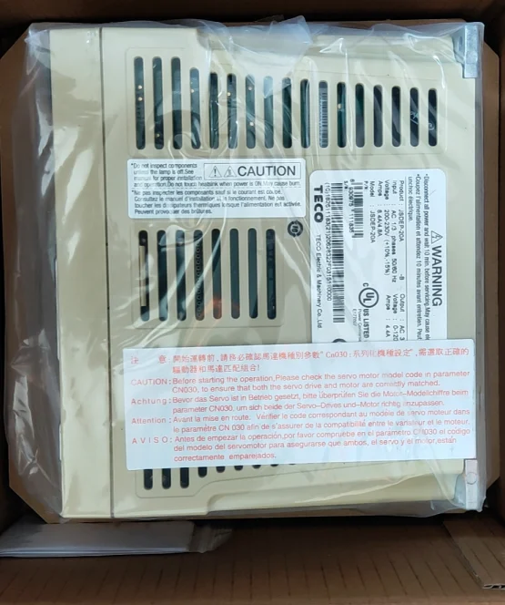 750 Вт Teco AC Серводвигатель тормоза JSMA-PLC08ABKB+ JSDEP-20A для станка с ЧПУ