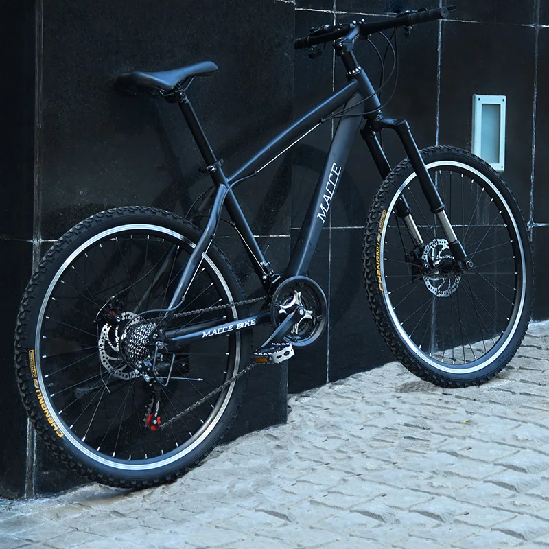 Mountain Bike Bicycle 21/24/27 Speed Double Disc Brake 2426 Inch Male And Female Students One-Wheel Variable Speed Bicycle