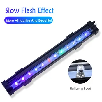 

Aquarium Fish Tank LED Lightings Waterproof Bubble Colorful Light Bar Strip Light Lamp 15/26/36CM EU/US Plug