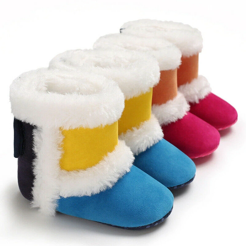 Ботинки детские зимние Нескользящие на флисовой подошве возраст 0 18