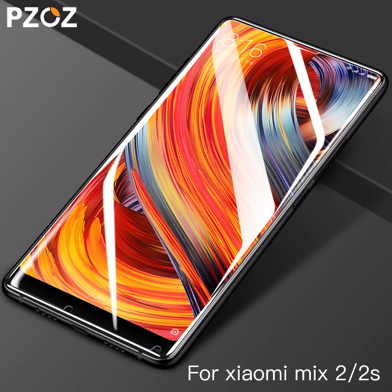PZOZ для Xiaomi mi Mix 2 2S закаленное стекло HD полное покрытие для экрана телефона защитное стекло xio mi x2s mi x 2 s 3D защитная пленка