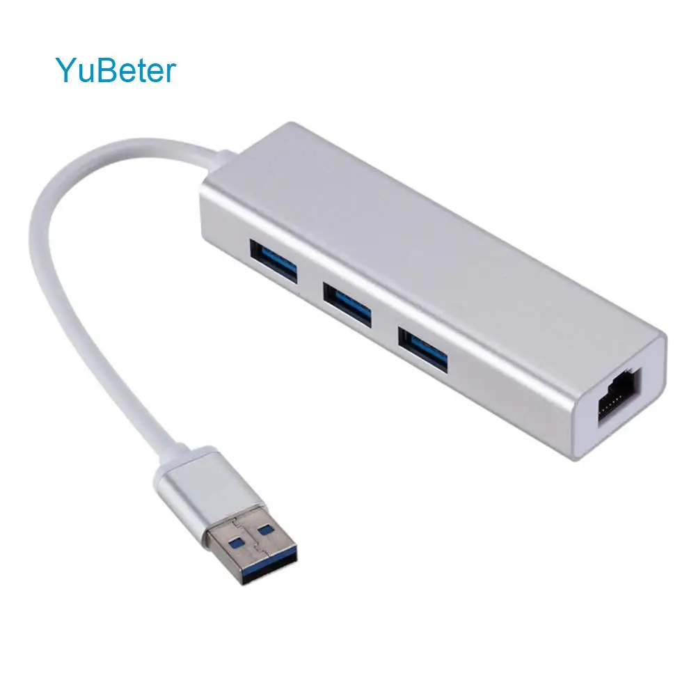 YuBeter usb-хаб конвертер USB 3,0 на USB 3,0 RJ45 высокоскоростной адаптер для MAC USB устройства Windows XP 7 8 Поддержка сети Пробуждение
