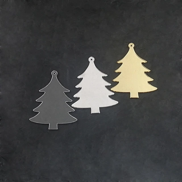 Black & White Christmas Tree with DIY Silhouette Ornaments 