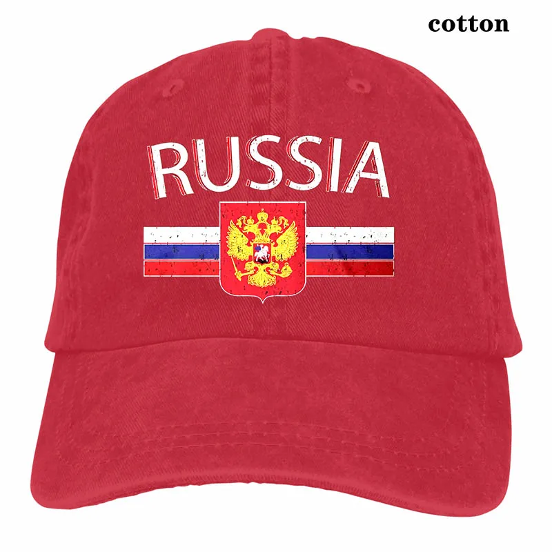 Бейсболка для футбола AMD_RUS_01 с российским флагом, бейсболка для мужчин и женщин, Регулируемая Кепка - Цвет: 3-Red