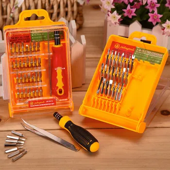 

40^Professional 33 In1 Multi-Bit Precision Torx Screwdriver Tweezer Cell Phone Repair Disassembly Tool Set