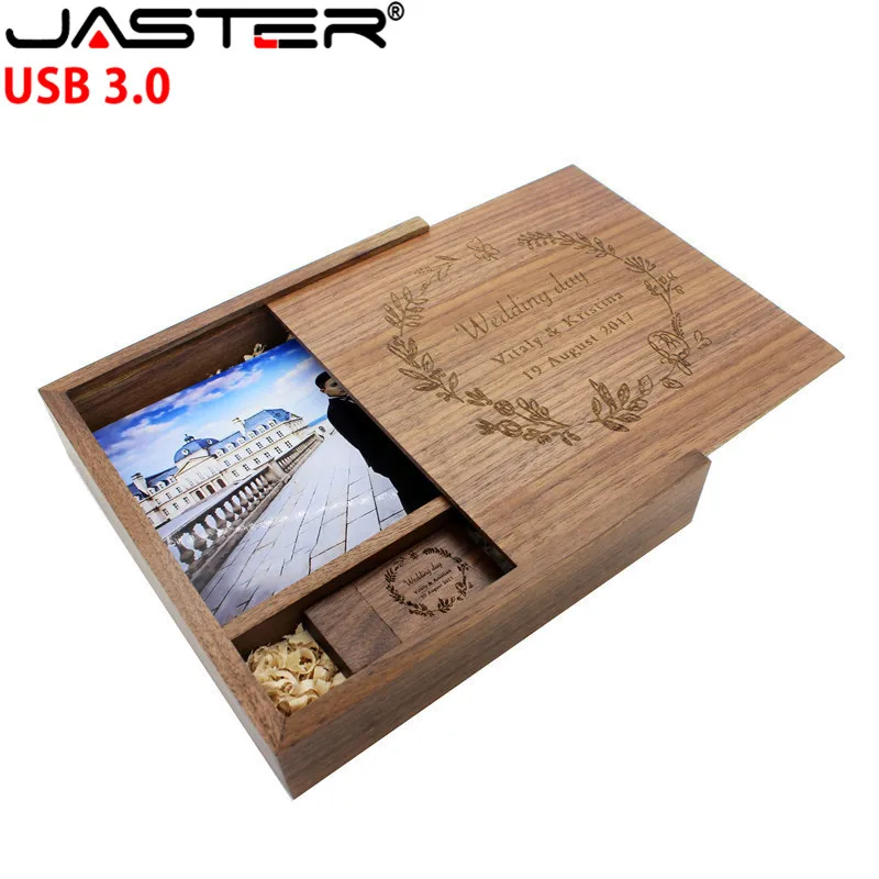 USB флеш накопитель JASTER 3 0 в коробке с логотипом на заказ 4/16/32/64 ГБ 170*170*35 мм|USB