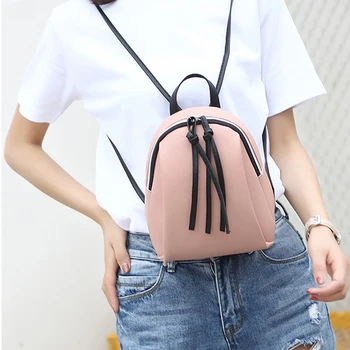 

Small Backpack Women Leather Shoulder Bag 2020 Summer Multi-Function Mini Backpacks Female School Bagpack Bag For Teenage Grils