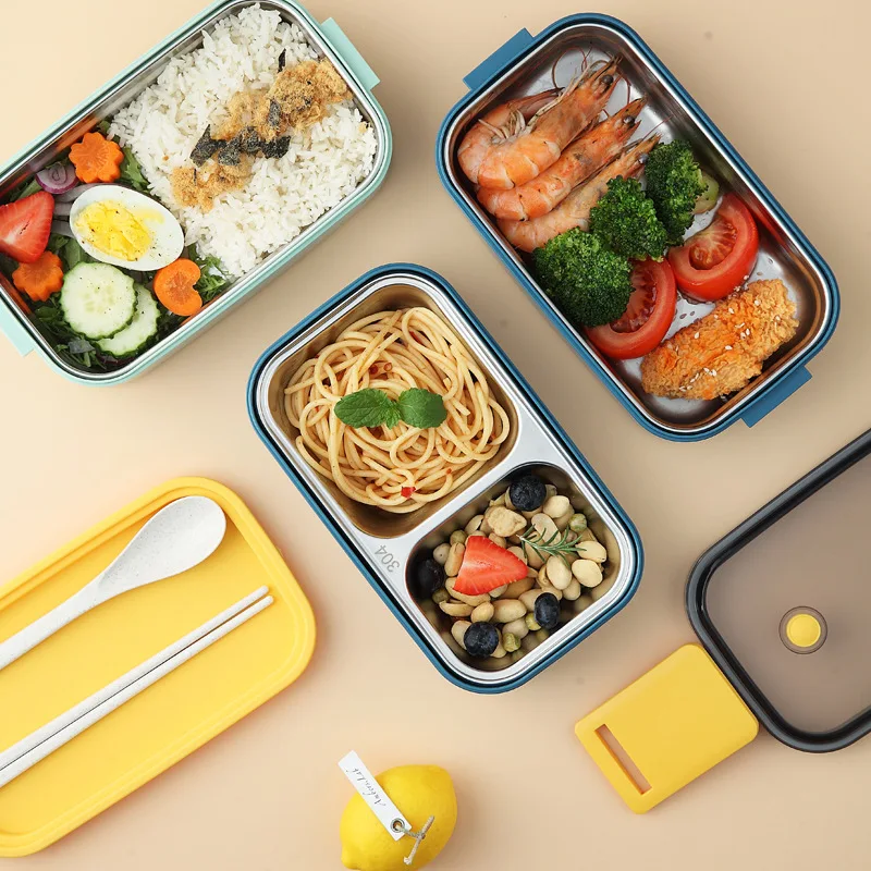 1450ML lunch box high food container eco friendly bento box lunch japanese  food box lunchbox meal prep containers wheat straw - AliExpress